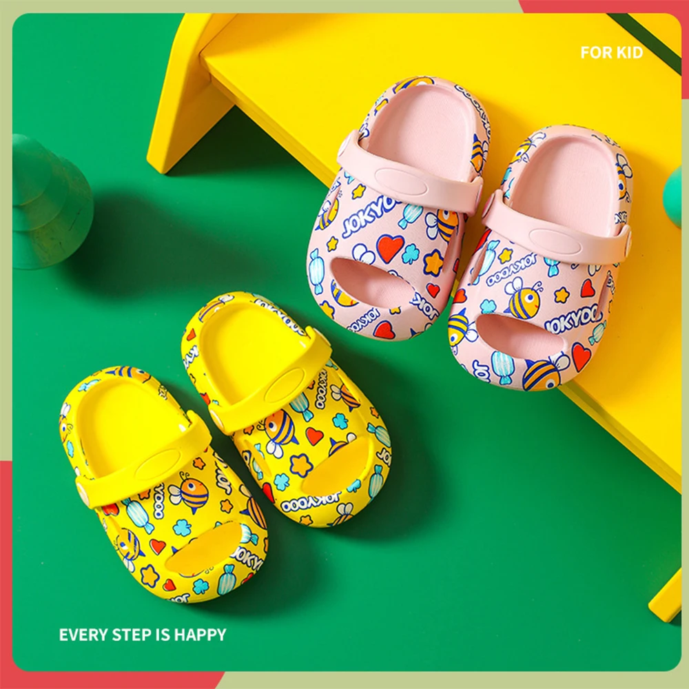 

1-3Years Children sandals Slippers For Boys Girls New Summer Kids Beach Shoes Baby Toddler Soft Indoor Slippers Children Sandals