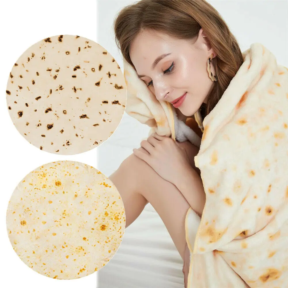 Tortilla ковер Burrito одеяло с надписью круглый для офиса спальни уличное Прямая