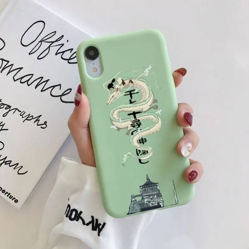 

MaiYaCa Cartoon Studio Ghibli Spirited Away Phone Case for iPhone 11 12 13 mini pro XS MAX 8 7 6 6S Plus X 5S SE 2020 XR case
