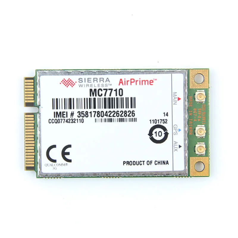 

Мини-PCI-E MC7710, разблокированный беспроводной модуль Sierra LTE/HSPA + 3G 4G, Wlan, карта WWAN 3G usb модем WCDMA EDGE / GPRS /LTE 800/900/2100 МГц, поддержка 4G