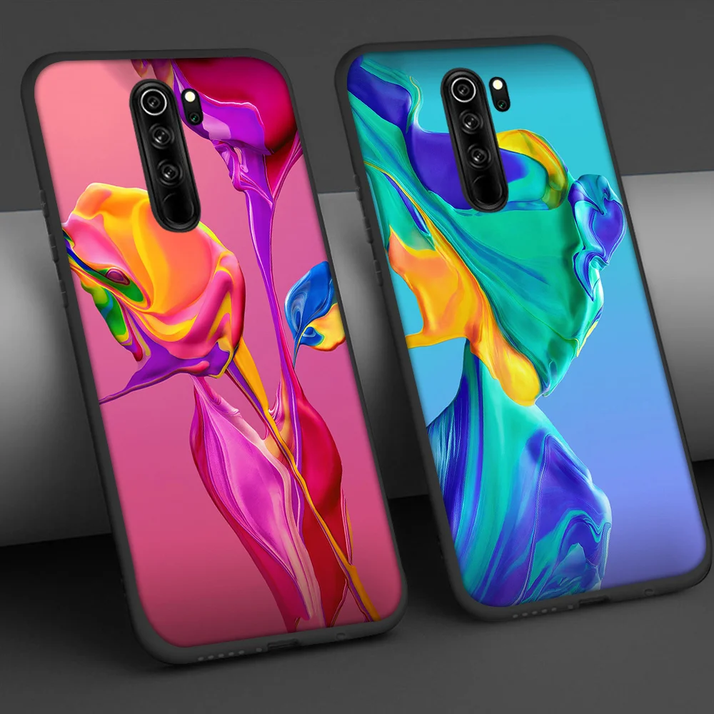 

Fashion Color Case For Xiaomi Redmi Note 10 9 8 7 8A 8T 6 Pro Mi Note 10 9 8 9T 10T Pro SE Poco X3 F1 Phone Cases Soft Cover