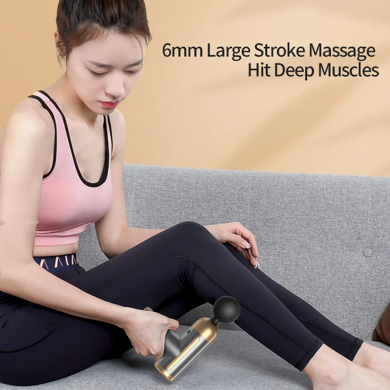 Электрический мини-массажер MZ фасциальный пистолет бустер вибратор стимулятор