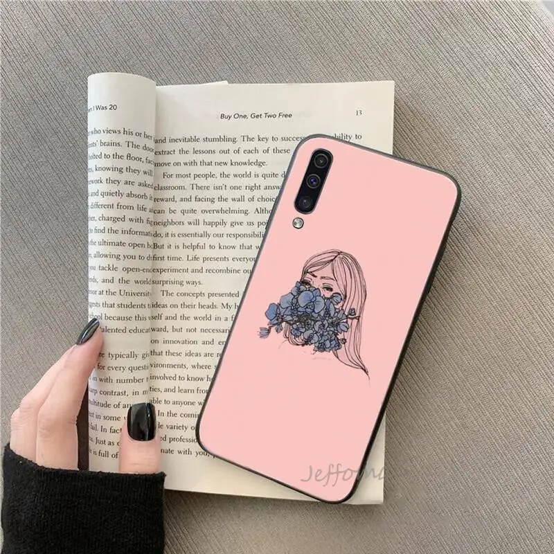 

Artline pair love Phone Cases For Samsung galaxy S note 7 8 9 10 20 fe edge A 6 10 20 30 50 51 70 lite plus Soft Silicone Funda