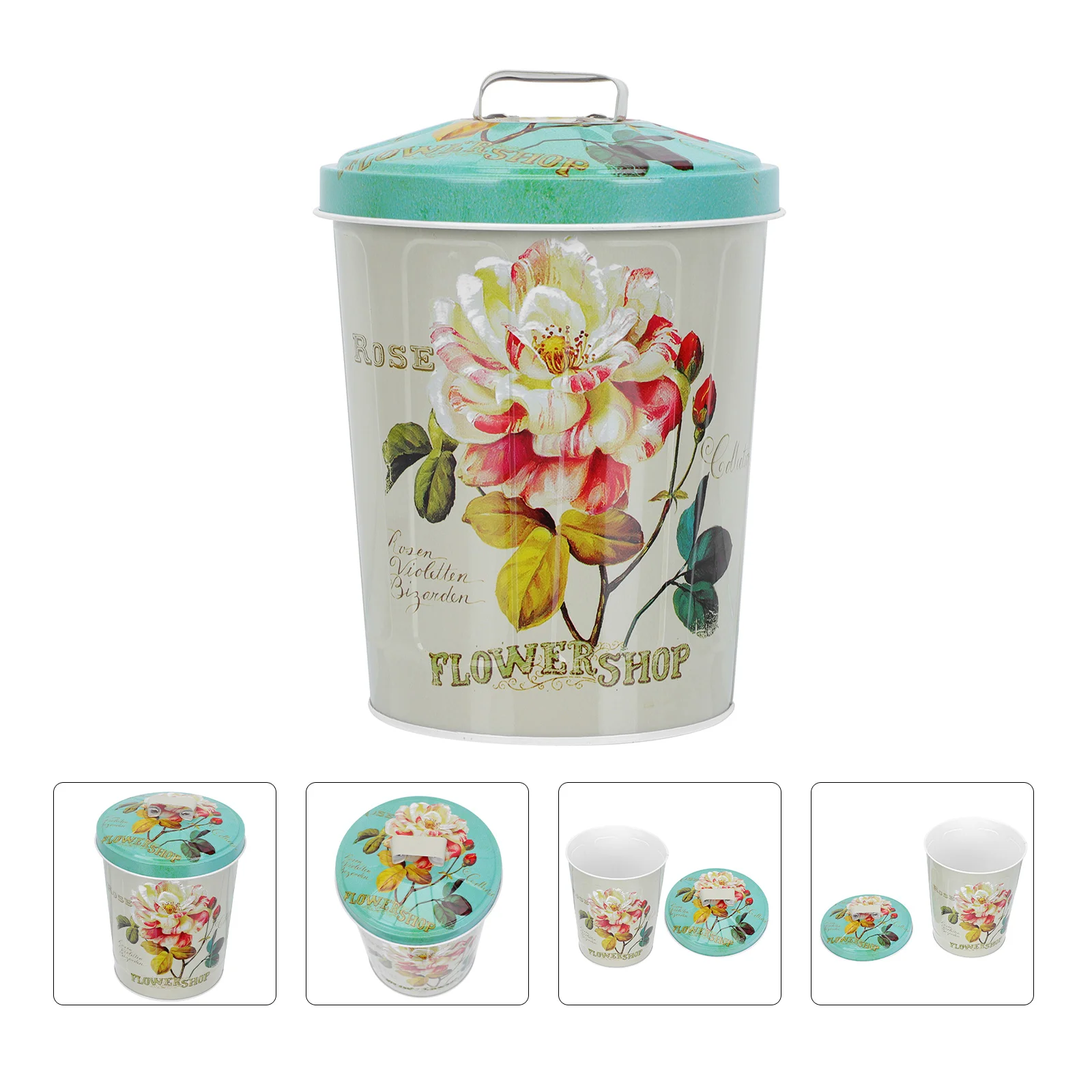 1Pc Household Cookie Box Desktop Iron Storage Living Room | Дом и сад