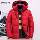 Мужская зимняя куртка с капюшоном, парка на белом утином пуху, теплые пальто, мужская верхняя одежда, ветровка, утепленные парки для мужчин, Casaco Masculino