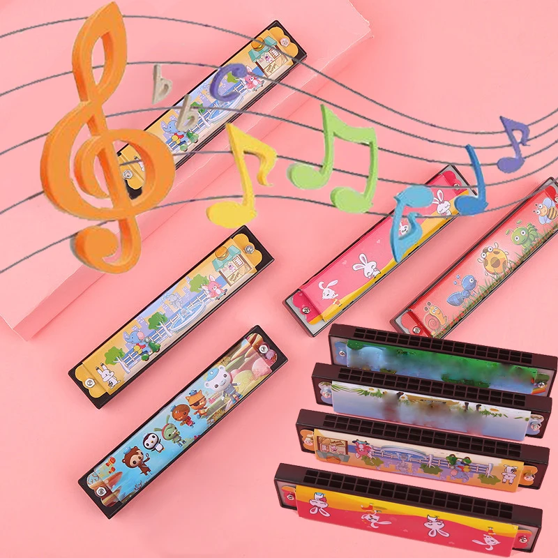 Милый музыкальный инструмент Монтессори с 16 отверстиями|Игрушечные музыкальные