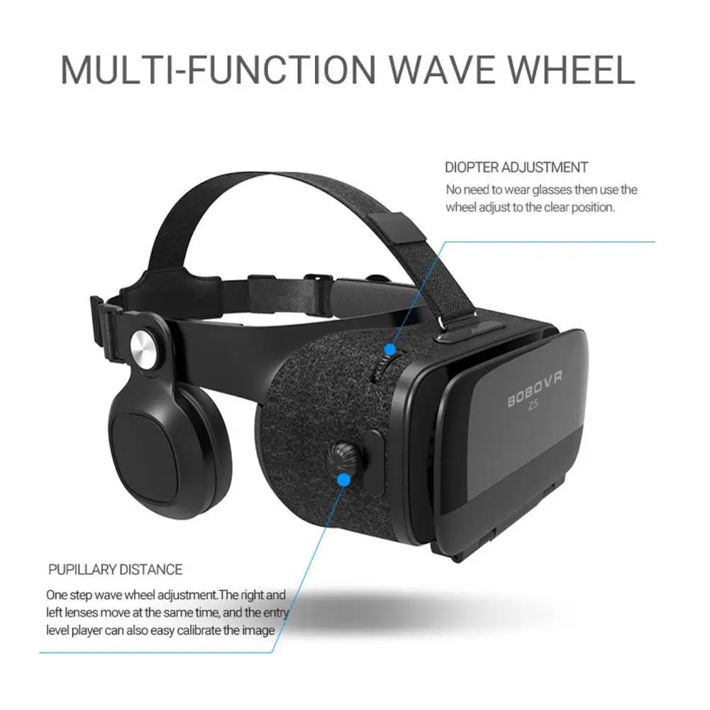Z4/Z5/Z6 кожа 3D виртуальной реальности VR очки картон Шлемы-гарнитуры стерео для BOBO 4-6