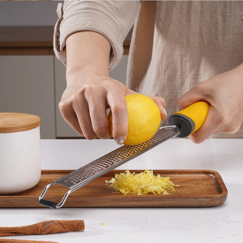 

Multifunction Citrus Lemon Zester & Cheese Grater, Lemon, Ginger, Garlic, Nutmeg, Chocolate, Vegetables, Fruits, kitchen tools