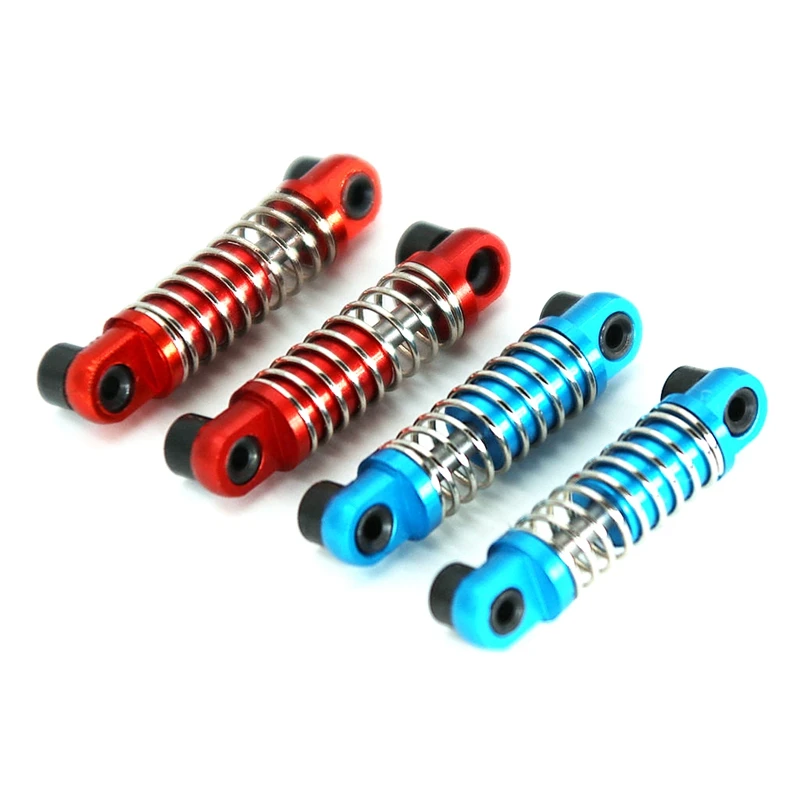 2 шт. 1/28 RC алюминиевый Амортизаторы для список игрушек с дистанционным управлением автомобиля K969 K989 K999 P929 4WD Краткий курс дрейф детали для усовершенствования автомобиля