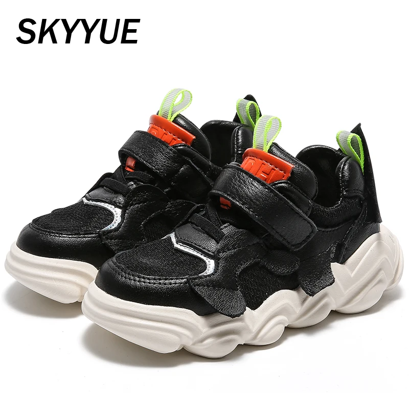 Весенние детские спортивные кроссовки для маленьких девочек Модные бега Детские