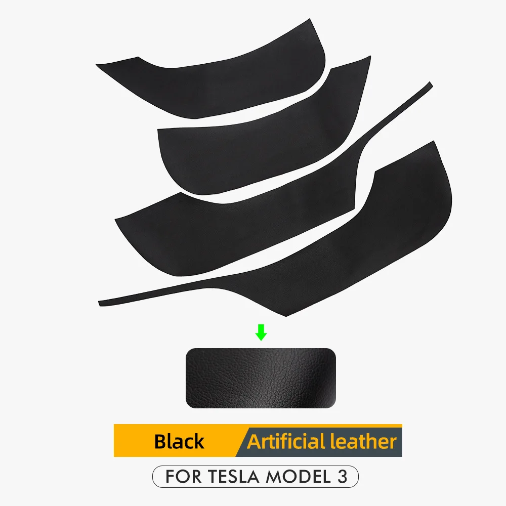 

FORTesla Model 3 bumper sticker with side edge protection for automotive door kicker pad