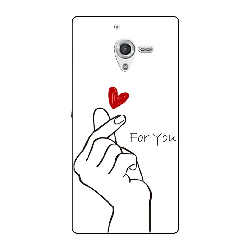A181 Телефонные чехлы для sony Xperia ZL непосредственный сбыт из L35H C6502 C6503 C6506 5," чехол с принтом(розы); волк милый чехол-крышка с узорами чехол для телефона чехол Fundas Para - Цвет: A181