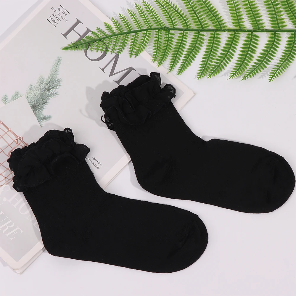 Милые стильные винтажные женские носки в стиле Харадзюку для девушек и женщин