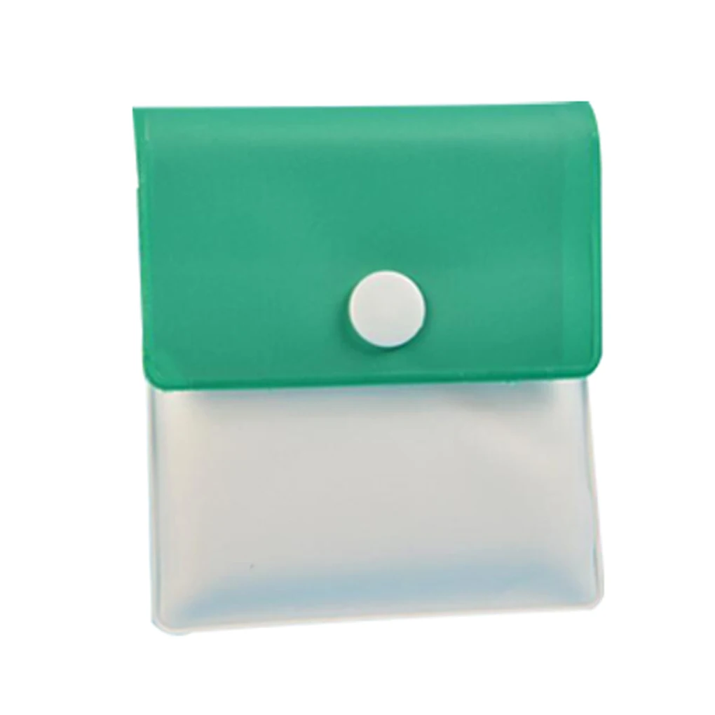 

6pcs Portable Pocket Ashtray Pouch Reusable PVC Ash Bag Coin Purse for Car/Home 7.8x8cm