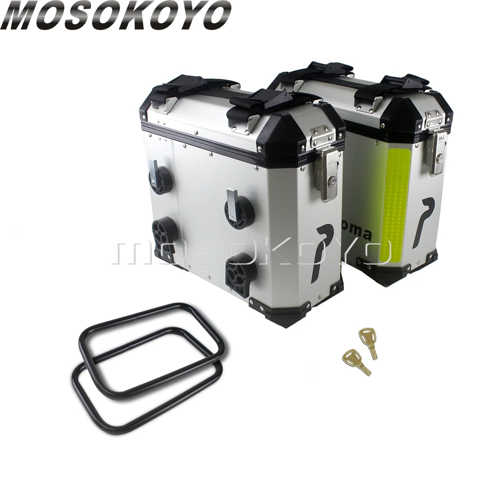 Универсальный чехол для мотоцикла 2 шт. 36Л боковой s Honda Suzuki Марка Triumph BMW R1200 F800 F650 GS|