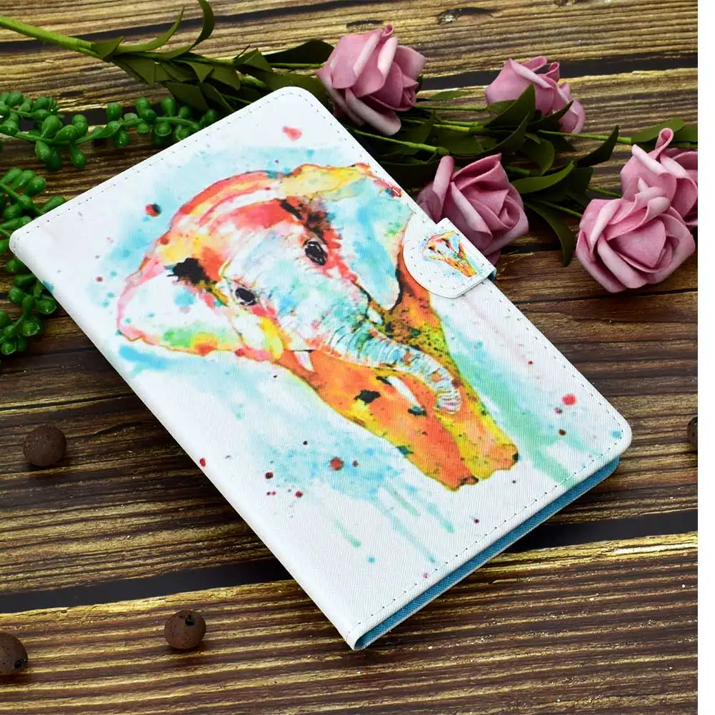 Чехол с принтом для samsung Galaxy Tab A 8," дюймов S-Pen SM-T290 SM-T295 чехол из искусственной кожи флип-чехол с подставкой противоударный защитный
