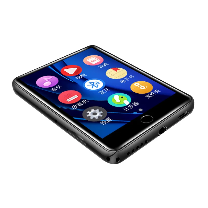 Ruizu M7 металлический MP4-плеер Bluetooth 5 0 Built-in динамик 2 8 дюймов большой сенсорный