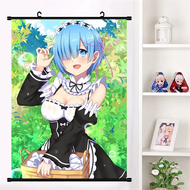 L Аниме Re: zero kara hajimeru isekai seikatsu Beatrice Emilia настенный плакат коллекция домашнего декора - Цвет: L