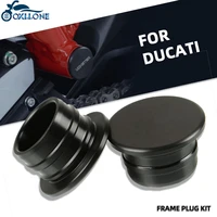for ducati desert sled monster 797 scrambler classic icon sixty2 motorcycle frame plug cap frame hole cover frame plug kit