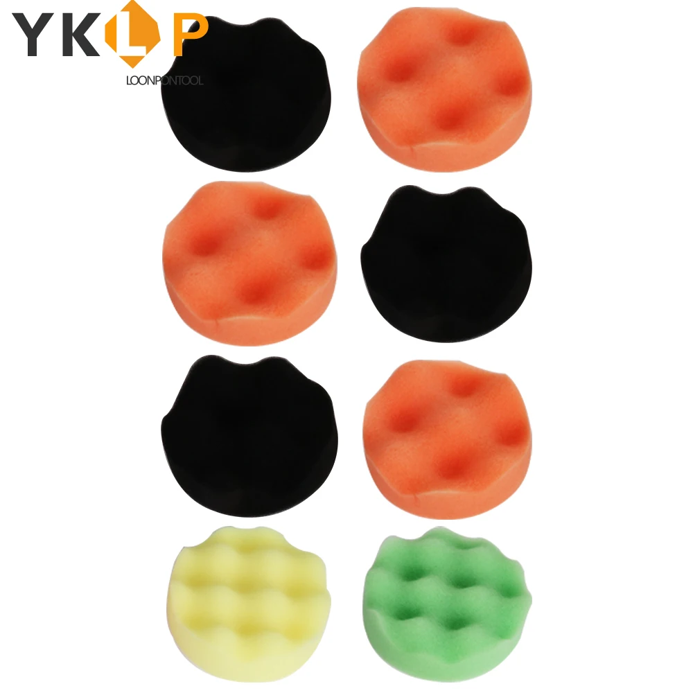 

19Pcs Car Polisher Pad Buffer Gross Polishing Pads Kit Sponge Waxing Buffing