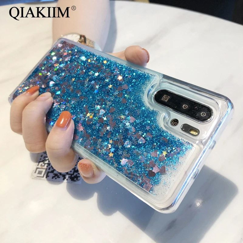 Чехол с жидким блеском и зыбучим песком для Samsung Galaxy S9 Plus S7 edge S8 S10 e A8 A9 2018 Note 8 9 J2 J7