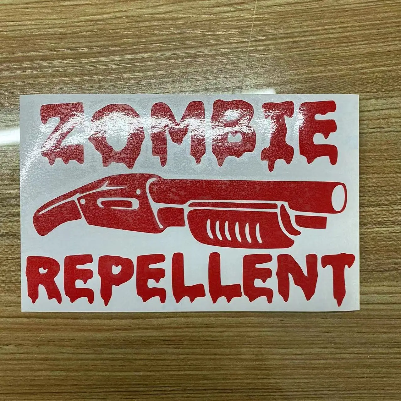 Для репеллента зомби крутая графика ужас виниловая наклейка автомобиль стена