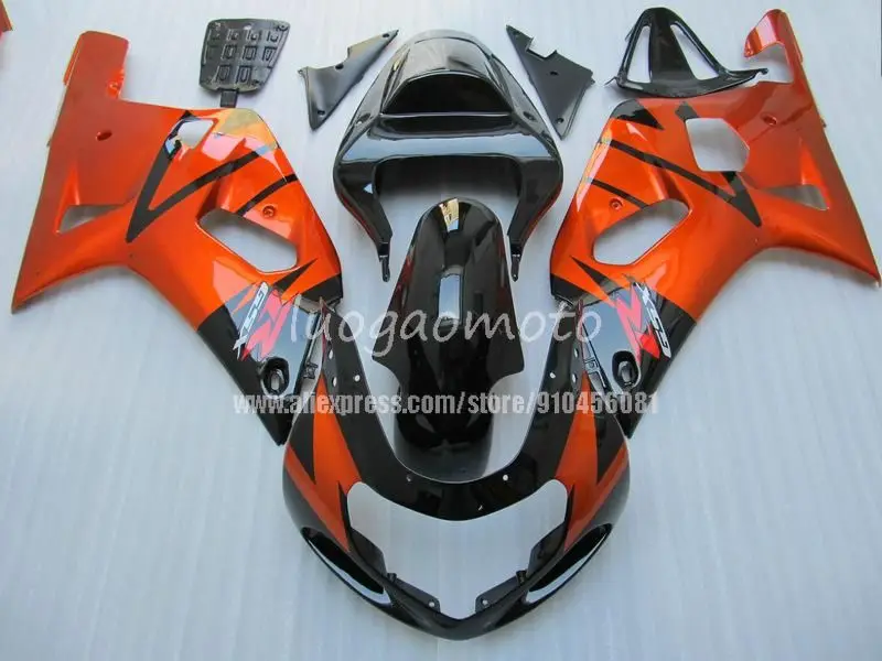 

Комплект обтекателей под давлением для SUZUKI 2001 2002 2003 GSXR600 750 01 02 03 K1 GSXR600 GSXR750, комплекты обтекателей, оранжевый корпус