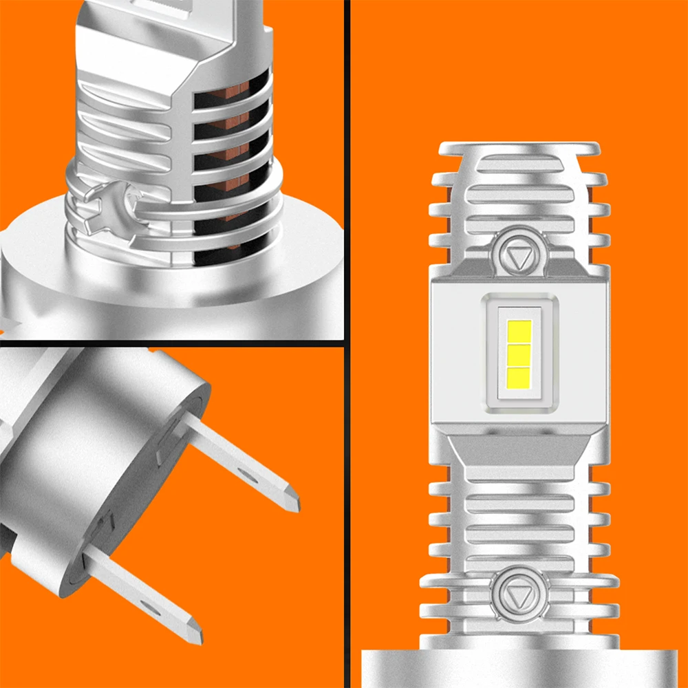 Светодиодные лампы для фар OXILAM 2 светодиодный т. H7 6000 К белые 9005 H11 H8 H9 верхний и
