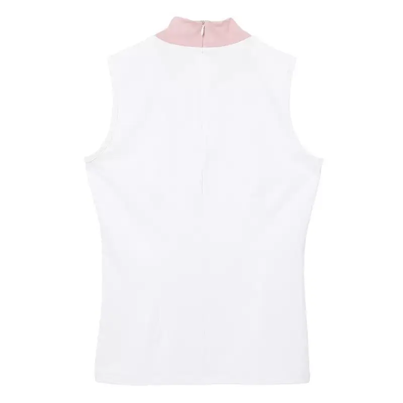 

Summer FL Fashion Womens Sleeveless Shirt Golf Sportswear Quick-drying Wicking And Breathable Ladies Vest Round Neck Sleeveless
