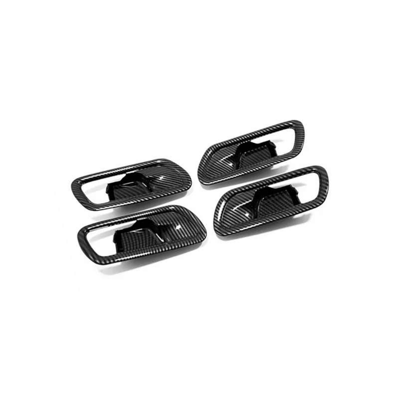 

For Honda Fit Jazz 2020 2021 ABS Carbon fiber Car Door Armrest Window glass Lift Control Switch Cover Trim Accessories 4pcs