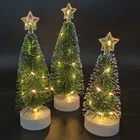 Светодиодный светильник с рождественской елкой на батарейках, Сказочная гирлянда, украшение для спальни, обеденный стол, украшения для рождественской елки