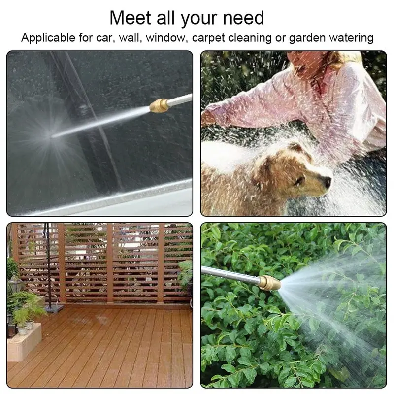 

High Pressure Washer Car Washer Water Gun Garden Watering Hose Sprinkler Nozzle Foam Cleaning Water Gun For Garden