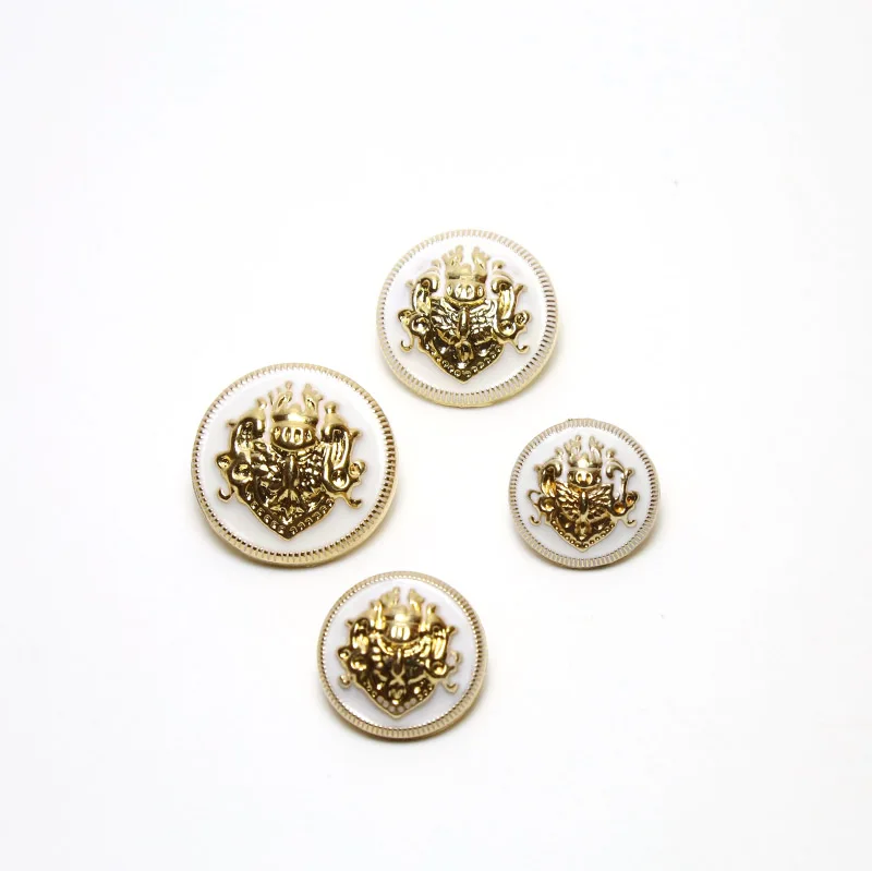Модный металл Золотая пуговица Металлическая пластинчатый материалы для