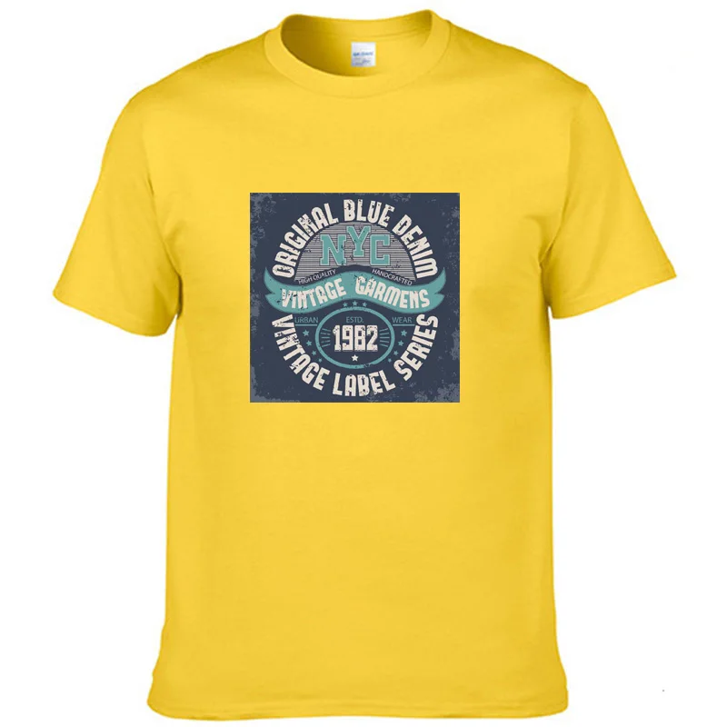 

Hand-painted printing summer men's t-shirt Korean version of the trend half-sleeved t-shirt tide brand Harajuku style ins