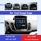 Автомобильный мультимедийный плеер для Ford KUGA C-max Escape Radio Tesla, стерео, радио, GPS-навигация, беспроводной Carplay