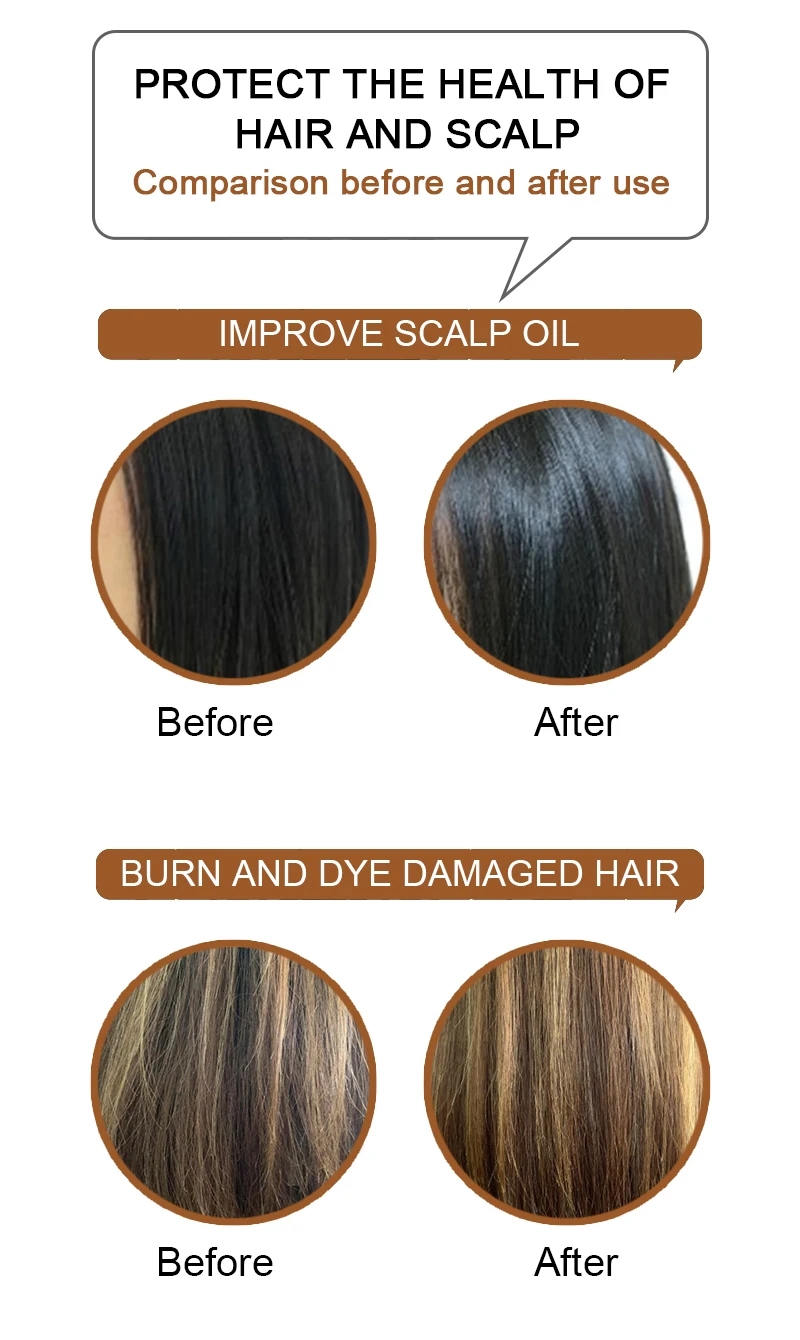 Питательная восстанавливающая маска для волос 10 мл аргановое масло кокосовый