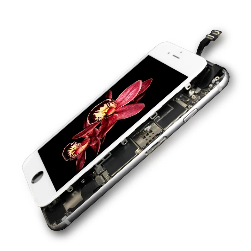 Белый и черный AAAAA абсолютно новый для iPhone 6 6G ЖК-дисплей кодирующий