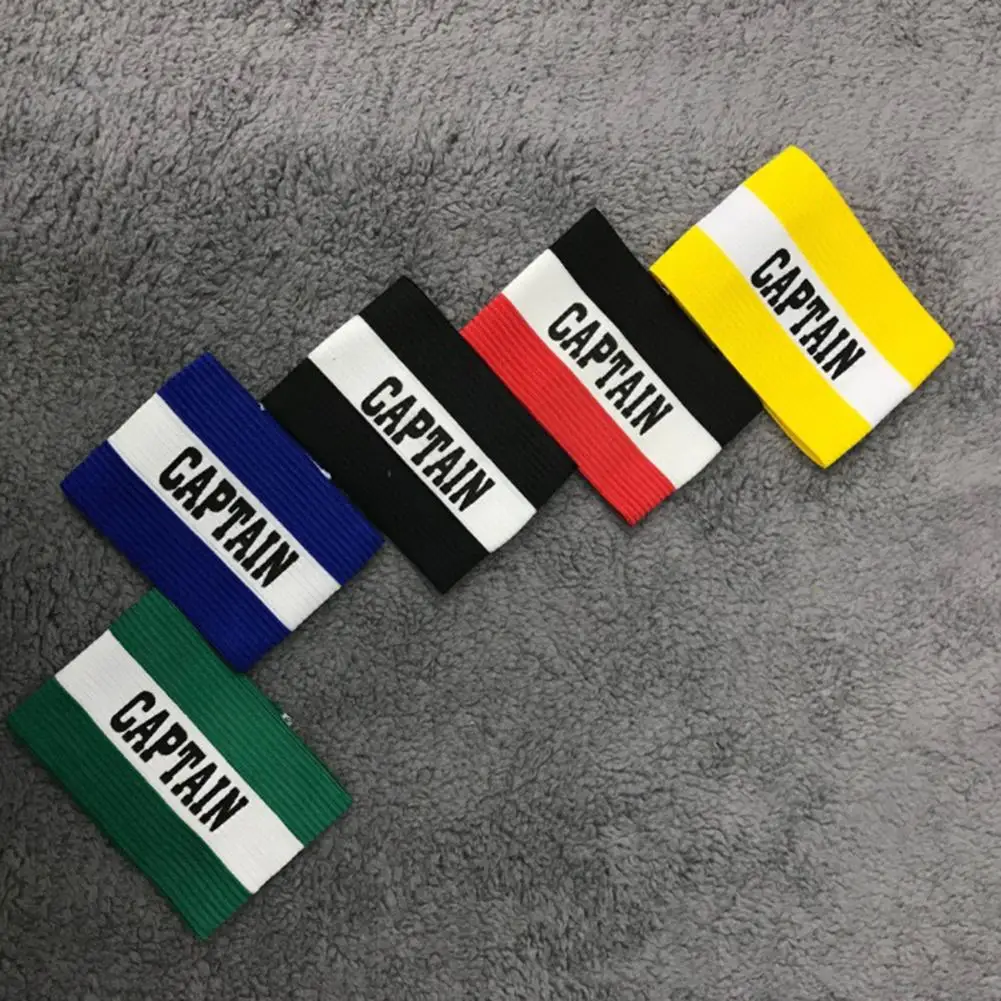 

Football Captain's Armband Football Team Captain Band Arm Training Soccer Armband For Sports Games Player Tournament