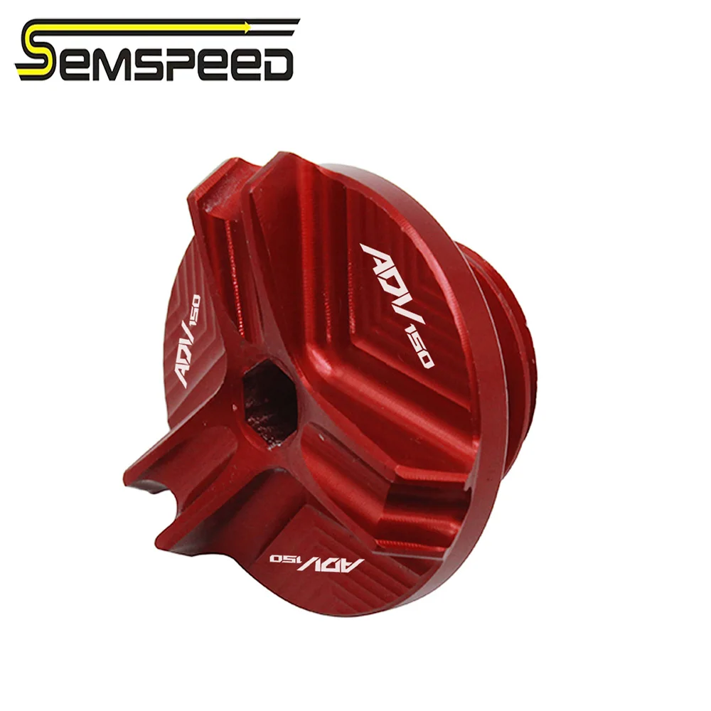 SEMSPEED 5 цветов ADV150 логотип красный мотоциклетный масляный наполнитель сливной