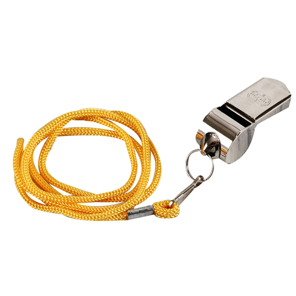 

4pcs Metal Football Soccer Sports Referee Whistle Emergency Survival Metal Whistle New