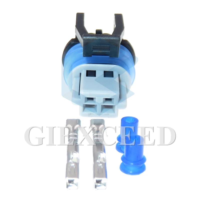 

2 комплекта 2 контакта 1,5 серия 15449027 Автомобильный датчик температуры воды разъем водонепроницаемый проводной соединитель для Buick Excelle GL8