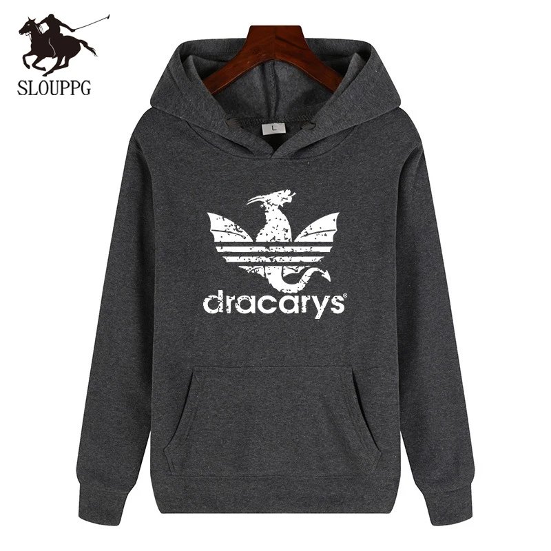 Новый пуловер Игра престолов печати толстовки хлопок свободные хип хоп