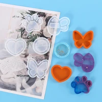 hot diy small animal storage box silicone mold crystal drop mold hollow quicksand jewelry pendant mold wholesale drop shipping