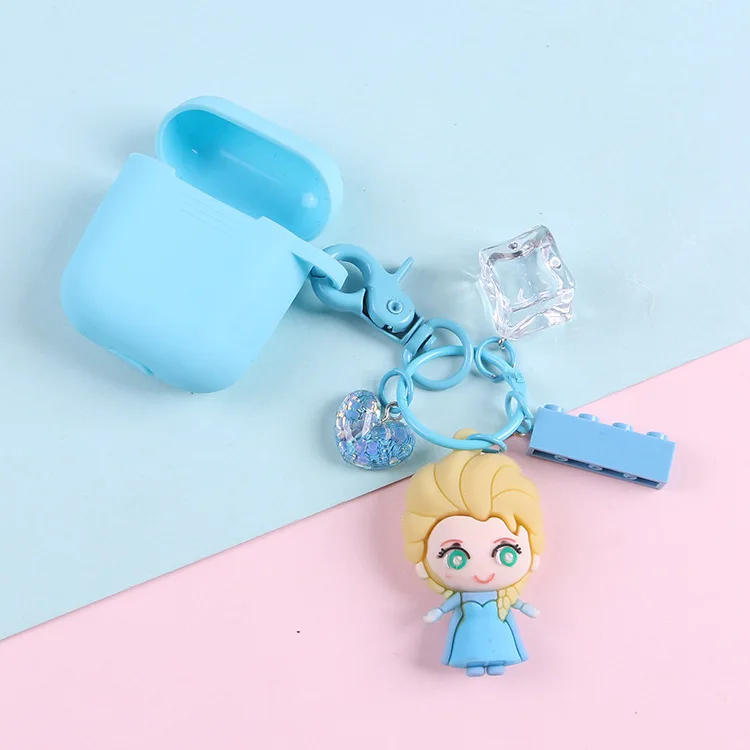 Disney elsa Anna Frozen keychain children's doll accessories princess toys creative cartoon small gift bag ornaments | Игрушки и