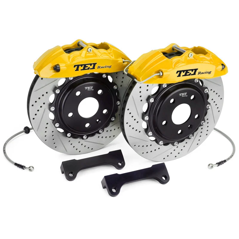 

Front Brake Caliper Big Brake Kit 4 pots Caliper with 355x32mm Disk Rotor For Toyota AVALON 2010-2021 18Inch Wheel