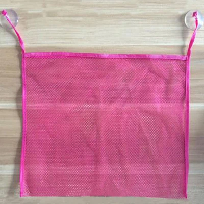Pink 25x25cm-TI485 Детские игрушки для ванной, аккуратная складная сумка для хранения, кукла для ванной, Сетчатая Сумка, Сетчатая Сумка для организации игрушек для детей - Цвет: Pink 25x25cm-TI485