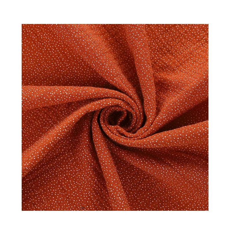 Леопардовый/в горошек Хлопок креп ткань мягкая двойная марля хлопок для DIY