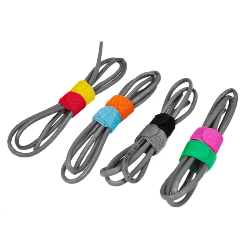 20 шт многоразовые крепежные провода Органайзер Шнур Веревка держатель красочные