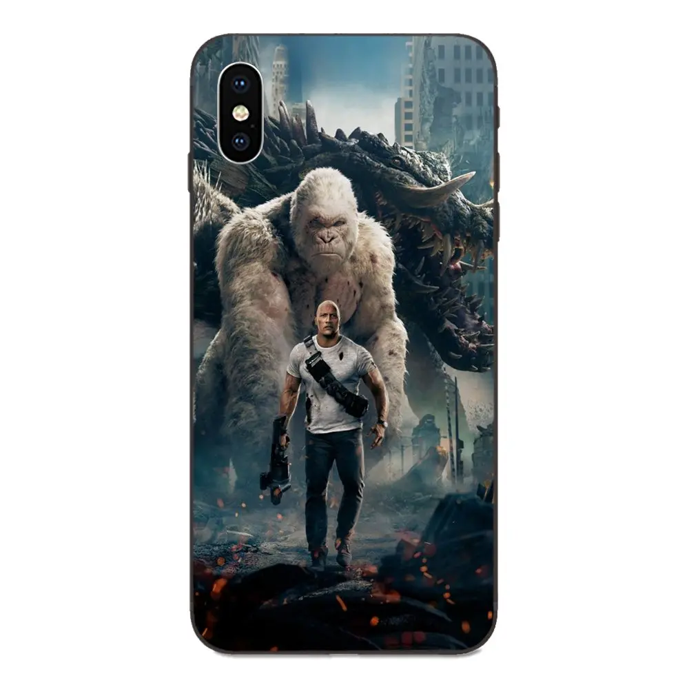 Защитный чехол из ТПУ для Apple iPhone 4 4S 5 5S SE 6 6S 7 8 Plus X XS Max XR Johnson Rampage 2018 | Чехлы