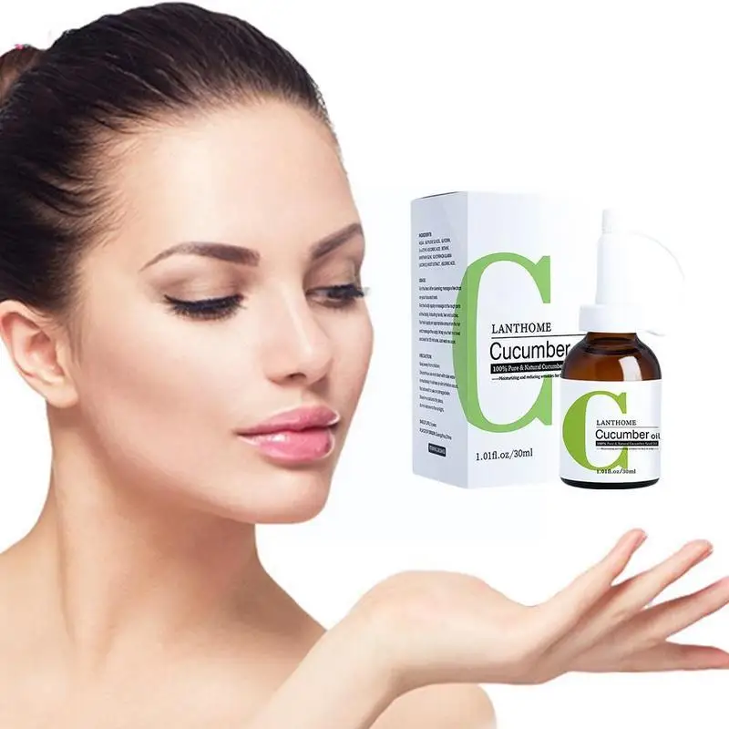 

30ml Cucumber Skin Essence Anti-Aging Shrink Pore Whitening Cream Hydrating Essence Face Moisturizing Care skin C9T2